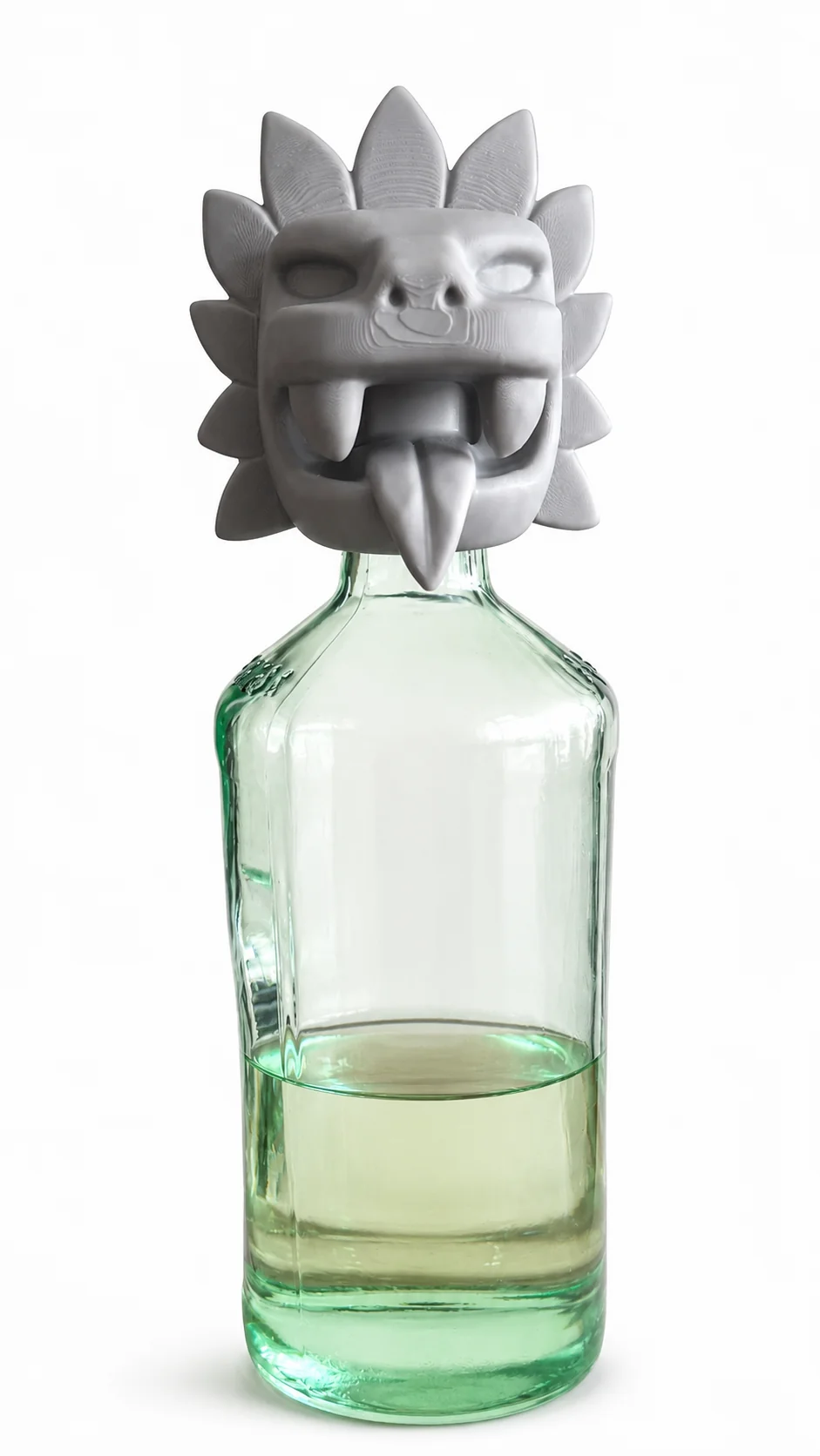 Tapón de botella con figura de dragón impresa en 3D — KLP Printed